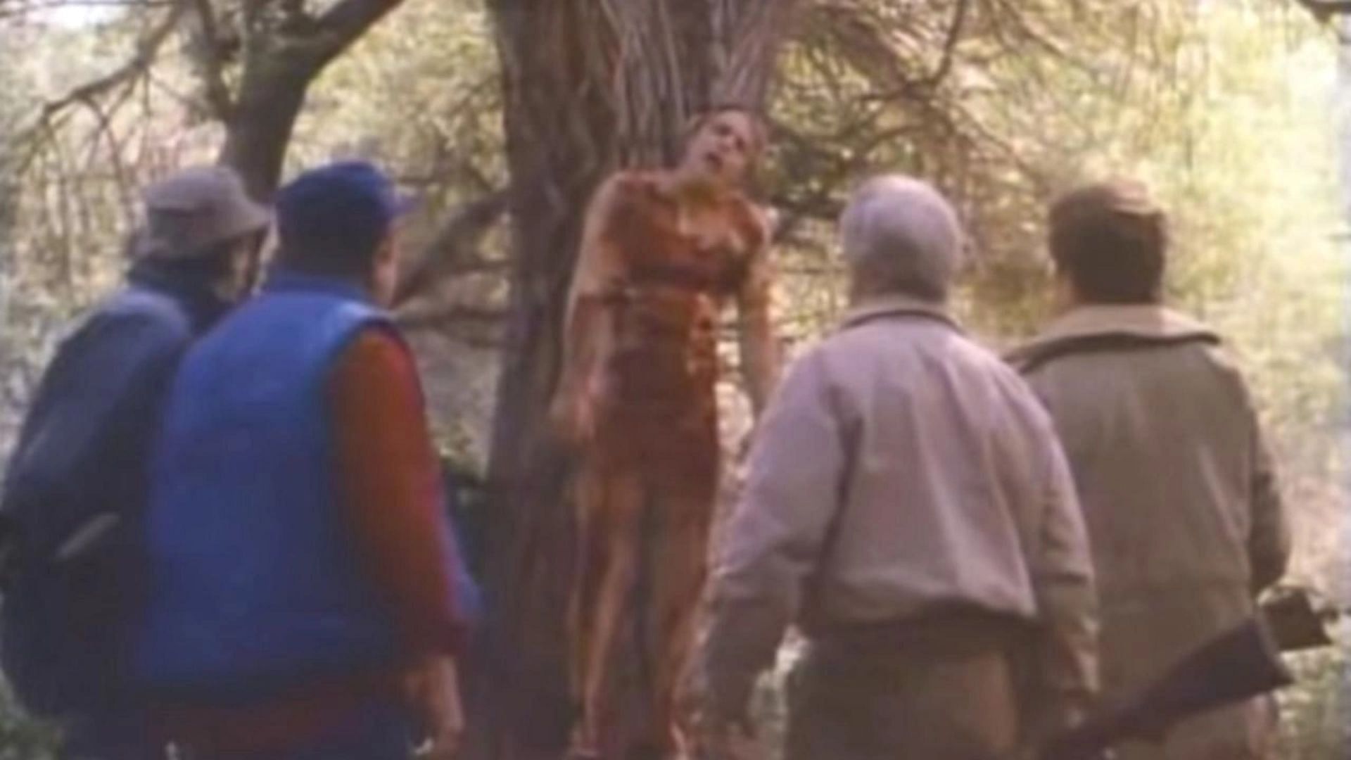 Hunter's Blood, infamous for its gore (Image via Concorde Pictures)